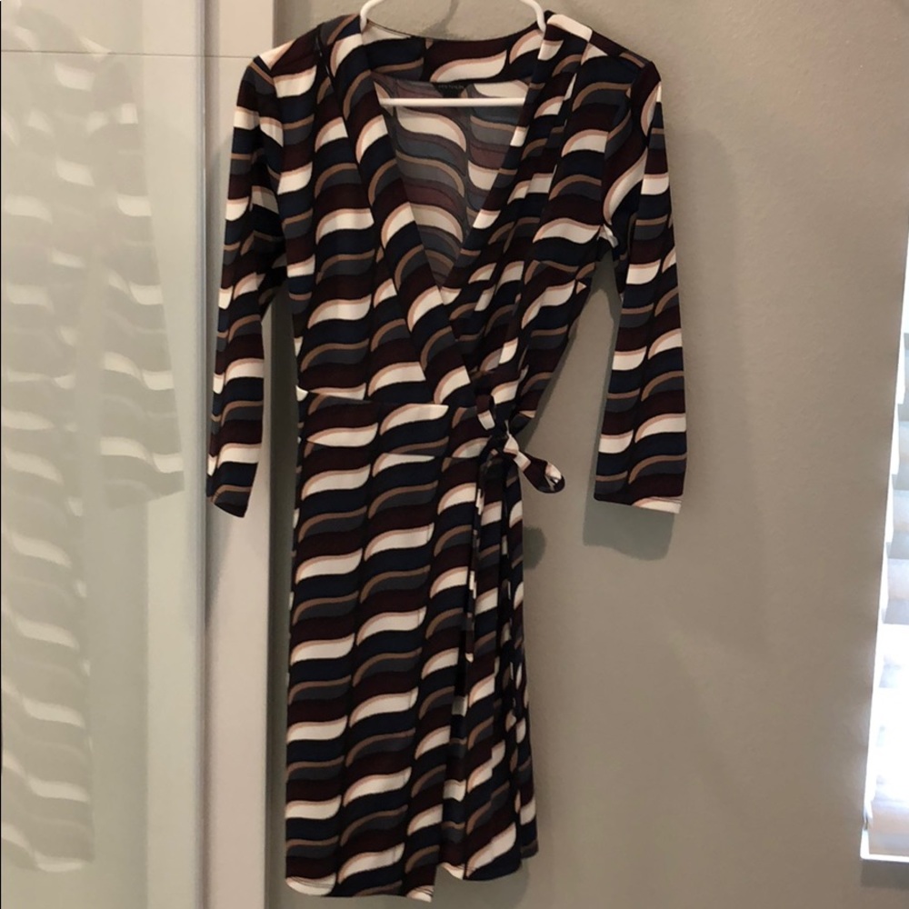 Ann Taylor wrap around dress